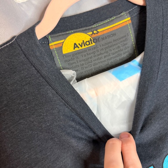 Aviator Nation Outside Lands Music Festival Graphic T Shirt Charcoal XS - Picture 5 of 7